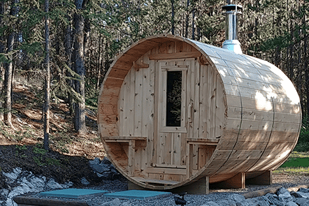 Cedar Barrel Sauna Kit